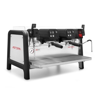 Кофемашина эспрессо рожковая Astoria AB200 2 группы, выокие, атоматическая, с дисплеем, цвето черный хром | интернет-магазин товаров для кофеен ТЕРРИТОРИЯ КОФЕ