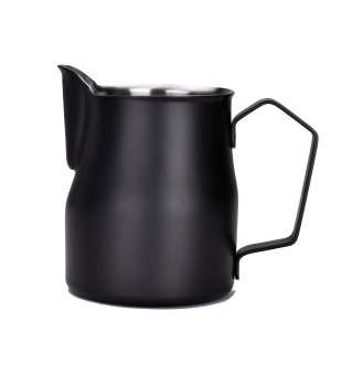 Питчер молочник для каппучино и латте JoeFrex latte-art, цвет чёрный, ёмкость 350 мл