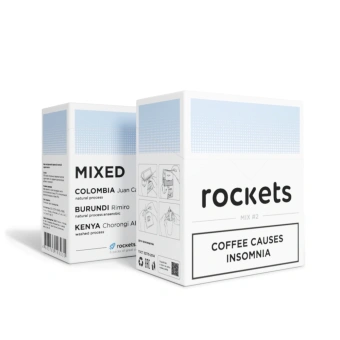 Rockets Mix #2 ROCKETS COFFEE кофе молотый в ДРИП-ПАКЕТАХ, упак. 6 шт.