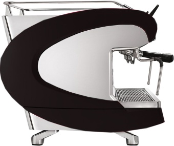 Кофемашина эспрессо рожковая Nuova Simonelli Aurelia Wave 2 groups S Black полуавтомат, цвет чёрный (8)