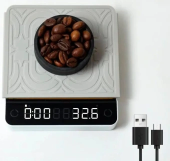 Весы ZeroHero Coffee Scale E-smart White fdzc011, цвет белый