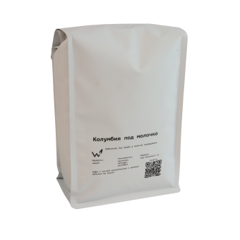 Колумбия под молочко СВАРЩИЦА ЕКАТЕРИНА (для эспрессо) кофе в зернах, упак. 1 кг.