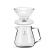 Набор для кофе Timemore Crystal Eye Brewer Set 70TGB018AA004 воронка 02 white + сервер 600 мл