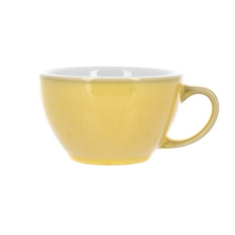 Кофейная пара LOVERAMICS Egg 106BBC / 141BBC Butter Cup (чашка и блюдце), сливочно-желтый 200 мл. (1)