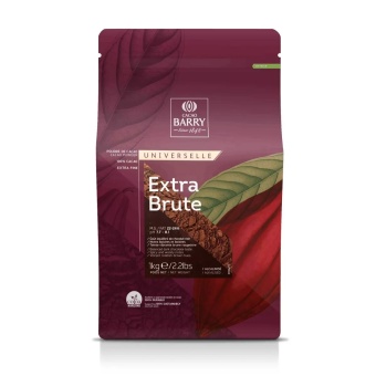 Какао порошок Barry Callebaut Extra Brute темно-красный упак. 1000 гр. 1