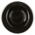 Кофейная пара LOVERAMICS Egg 03BBK / 04BBK Black (чашка и блюдце), черный 300 мл. (2)