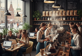 Рынок кофеен в России 2025: новые тренды, вызовы и точки роста Рынок кофеен в России 2025: новые тренды, вызовы и точки роста