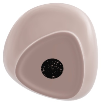 Соусник MÖWE Ocean 200 мл, Ø130хВ35 мм, розовый глянец (2)