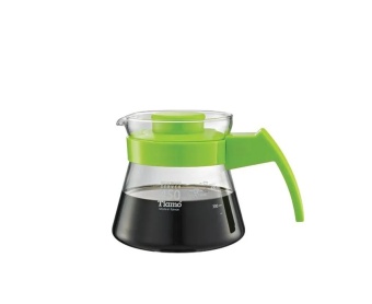 Сервировочный чайник TIAMO HG2210G стеклянный, цвет зеленый объем 450 мл