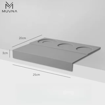 Коврик для темпинга MUVNA, серый
