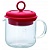 Чайник заварочный Hario Tea Maker Pull Up PTM-35R красный, объём 350 мл