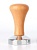 Темпер для кофе d58 AnyBar VK2105005B-l, с деревянной ручкой, светлый бук, основание сталь, плоское