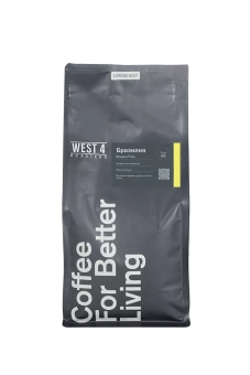 Бразилия Флавио Рейс WEST 4 ROASTERS (для эспрессо) кофе в зёрнах, упак. 1 кг.