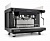 Кофемашина эспрессо рожковая Sanremo Zoe SED (автомат) 2 группы, высокие. чёрная