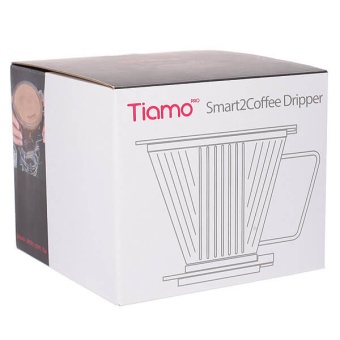 Воронка пластиковая Tiamo HG5569B Клевер, синяя (5)