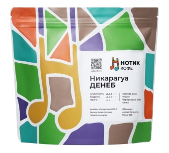 Никарагуа Денеб НОТИК (под фильтр) кофе в зернах, упак. 200 г.