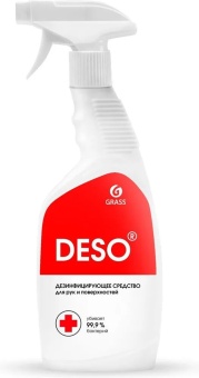Средство косметическое для рук с антисептическим эффектом Grass DESO, флакон 600 мл 2