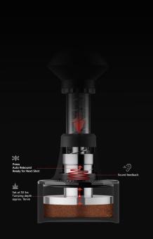 Темпер для кофе ZeroHero Sword Press Adjustable Calibrated Pressure Tamper 58 мм. регклируемое давление 15–30 lbs