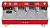 Кофемашина эспрессо рожковая Dalla Corte Icon Dynamic Red, 3 группы, дин.красный, 1-MC-ICON-3-DR-400