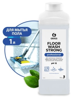 Щелочное средство для мытья пола Grass Floor wash strong, бутыль 1 л 1