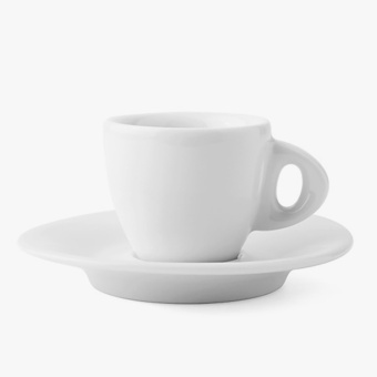 Кофейная пара для эспрессо Ancap Galileo AP-30921, белый, объем 55 мл (5)