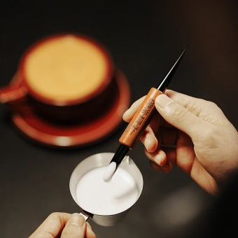 Ручка латте арт MHW-3BOMBER Coffee Art Needle black-red rosewood 152 мм, CN5400R-OS (5)