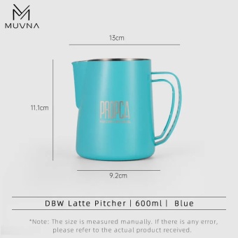 Питчер для молока MUVNA DBW Propca Lion 600 мл, бирюзовый