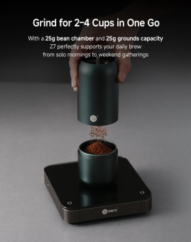 Кофемолка ручная ZeroHero Z7, цвет зеленый, bsym036