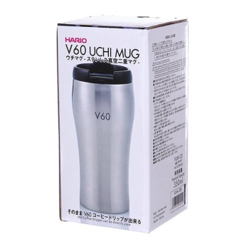 Стакан-термос HARIO V60 Uchi Mug VUM-35HSV металл, стальной, 350 мл. (3)