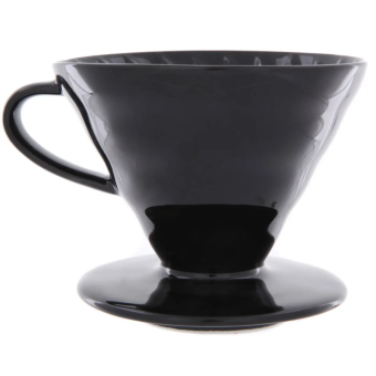 Воронка для кофе Hario KDC-02-B размер 02 V60, керамическая, цвет чёрный 2
