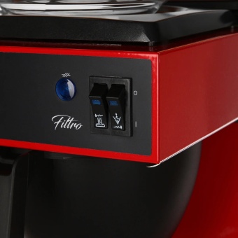 Кофеварка капельная фильтровая KEF Filtro FLT 120-2 Red 1,8л, цвет корпуса красный 6