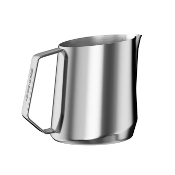 Питчер для молока MHW-3BOMBER GT Milk Pitcher 400 мл Glossy Grey  – профессиональный молочник для латте-арт, идеальной микропены и кофеен P5178S