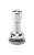 Темпер для кофе d58 JoeFrex Technic htsbf58, основание сталь плоское, цвет серебро