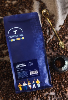 Colombia Santander COFFEESTATE (для эспрессо) кофе в зёрнах, упак. 1 кг.