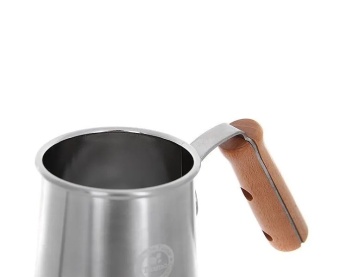 Чайник с носиком goonseneck TIAMO HA1653 стальной с деревянной ручкой объем 700 мл. 3