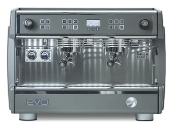 Кофемашина эспрессо рожковая Dalla Corte EVO2 Quartz Grey, 2 группы, серый, 1-MC-EVODUE-2-Q-400 (2)