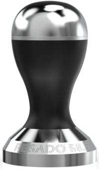 Темпер для кофе Pesado 53,5 мм, color blacksilver