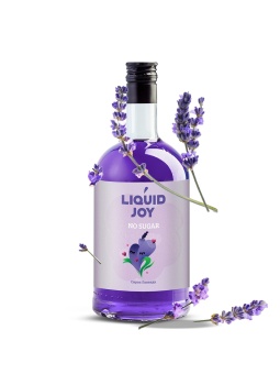 Лаванда сироп без сахара LIQUID JOY бутылка стекло 700 мл 1