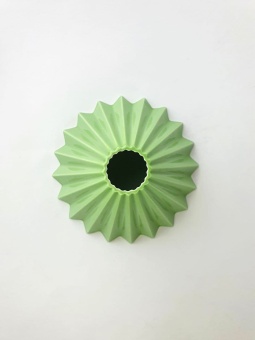 Воронка керамическая AnyBar Оригами VK11000631D-G, 3-4 чашки, зеленая 6