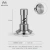 Темпер Muvna Click Sonorous Tamper D58.35, серебро, резьба. Артикул: T2653T. Материал: SUS304, алюминиевый сплав