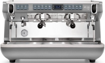 Nuova Simonelli Appia Life XT 2Gr V, серый металлик— профессиональная рожковая кофемашина для эспрессо