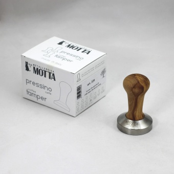 Темпер Ø58 мм MOTTA OLIVE 320-00 плоское стальное основание, ручка из оливкового дерева 5