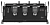 Кофемашина эспрессо рожковая Dalla Corte Zero Barista TD, 3 группы, черный, 1-MC-ZERO-3-TD-400