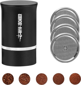 Сита для молотого кофе Coffee Grounds Sifter MHW-3BOMBER с 5 разными насадками в комплекте, PS5361B (6)