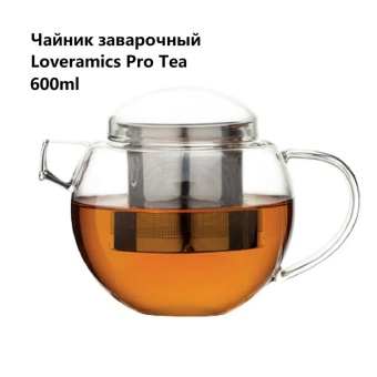 Чайник Loveramics Pro Tea C097-37A Clear с ситечком, прозрачный 600 мл. 2