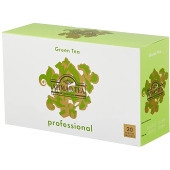 Чай в пакете для чайника листовой Зелёный Ahmad Tea Professional, упак 20 шт х 5 гр 3