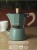 Гейзерная кофеварка Gnali&Zani VENEZIA дымчатая зеленая на 3п VEZ 003INDSMOKE GREEN (2)