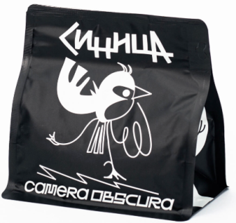 Синица CAMERA OBSCURA (для эспрессо) кофе в зернах, упак. 250 г.
