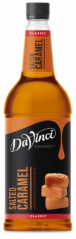 Сироп Соленая Карамель DaVinci Gourmet пластиковая бутылка 1000 мл