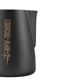 Питчер для молока MHW-3BOMBER Milk Frothing Pitcher 3.0 Matte Black, 450/600 мл – профессиональный питчер для латте-арта, SUS304